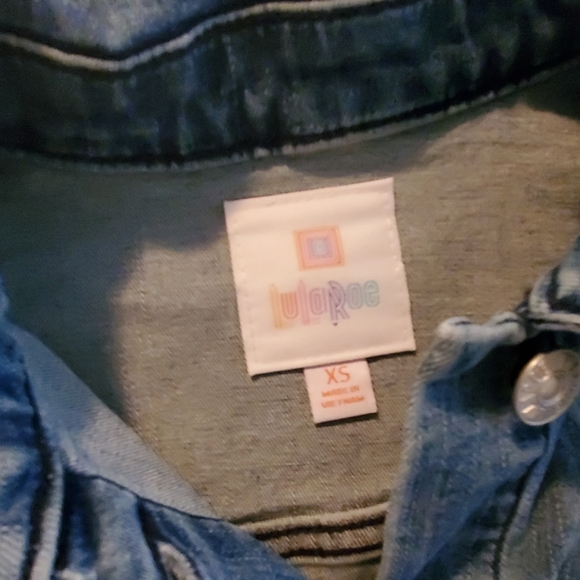 NWOT XS LULAROE HARVEY PALM LEAVES - Picture 2 of 4